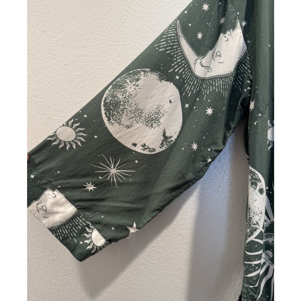 ASOS Design Size US8 Celestial Button Front Top G… - image 4